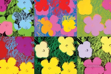 抽象的かつ装飾的 Painting - Flowers 6 POPアーティスト